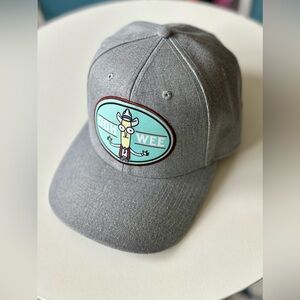 Rick and Morty Hat Cap SnapBack Gray Mr Poopy Bhole Cowboy "Ooh Wee"‎, Like New